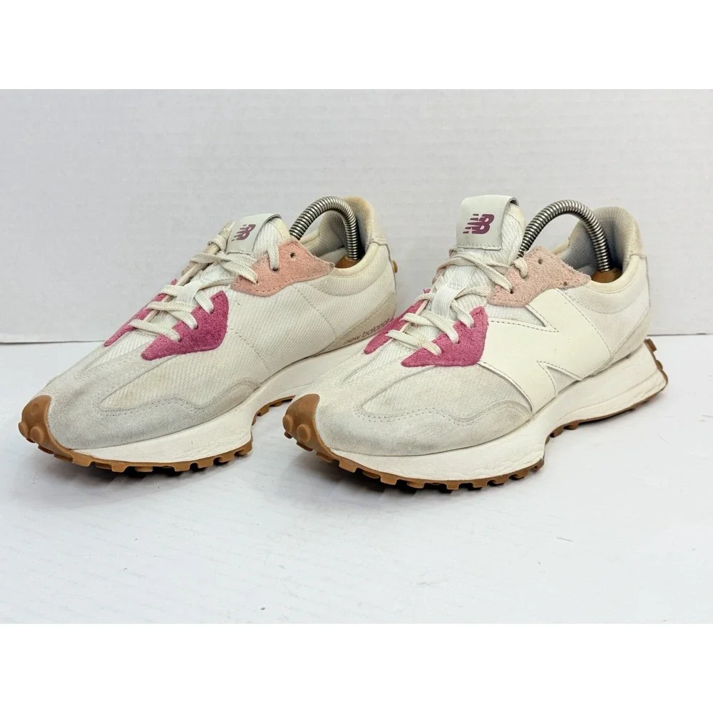 New Balance 327 White Pink Gum Lifestyle Sneakers Women's 8.5 WS327RP